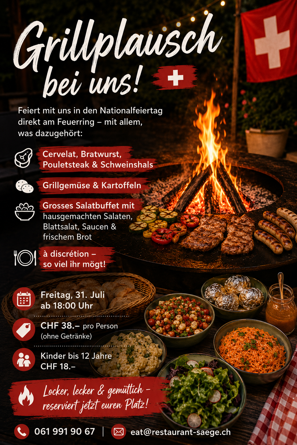 Grillplausch Restaurant Saege