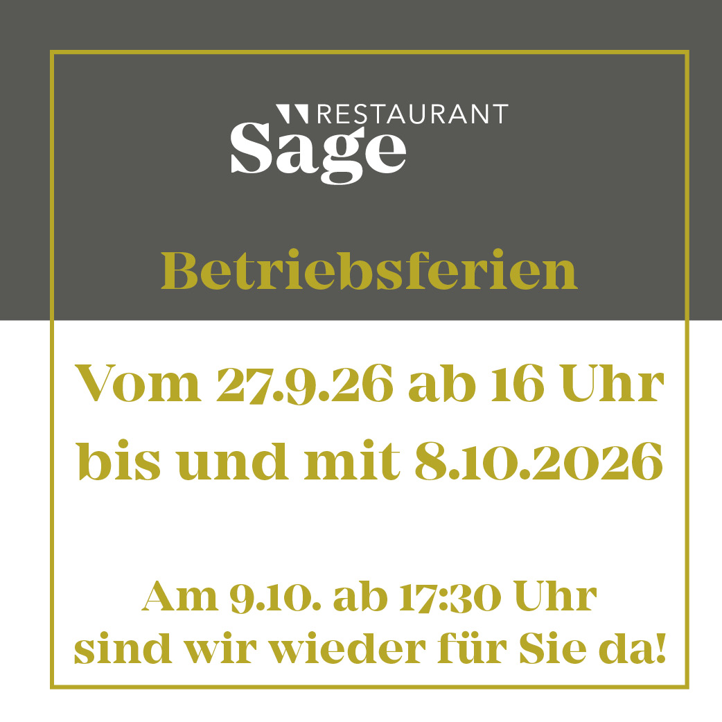 Rest Saege News betriebsferien herbst 26